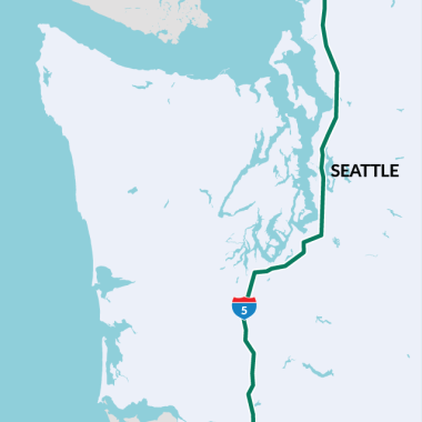 I-5 Master Plan study area