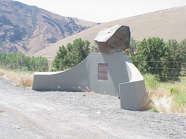 Beck memorial marker