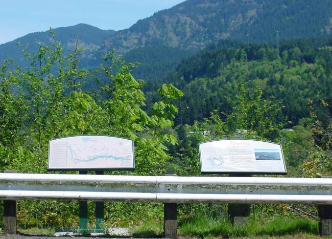 Bridge of the gods markers