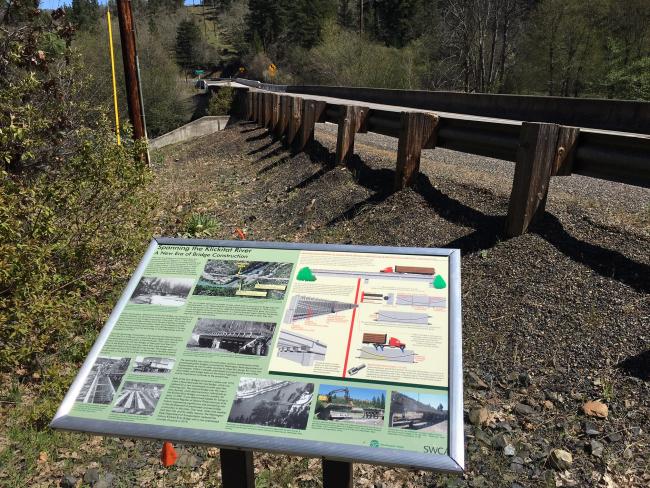 Klickitat River Bridge marker