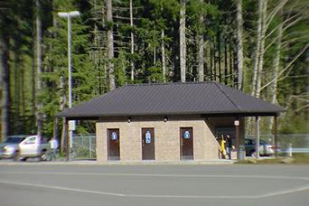 Photo of Bevin Lake safety rest area on SR 12 Photo of Bevin Lake safety rest area on SR 12