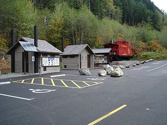 Photo of Iron Goat safety rest area on US 2 Photo of Iron Goat safety rest area on US 2