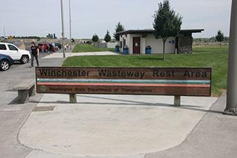 Photo of Winchester safety rest area on eastbound I-90 Photo of Winchester safety rest area on eastbound I-90